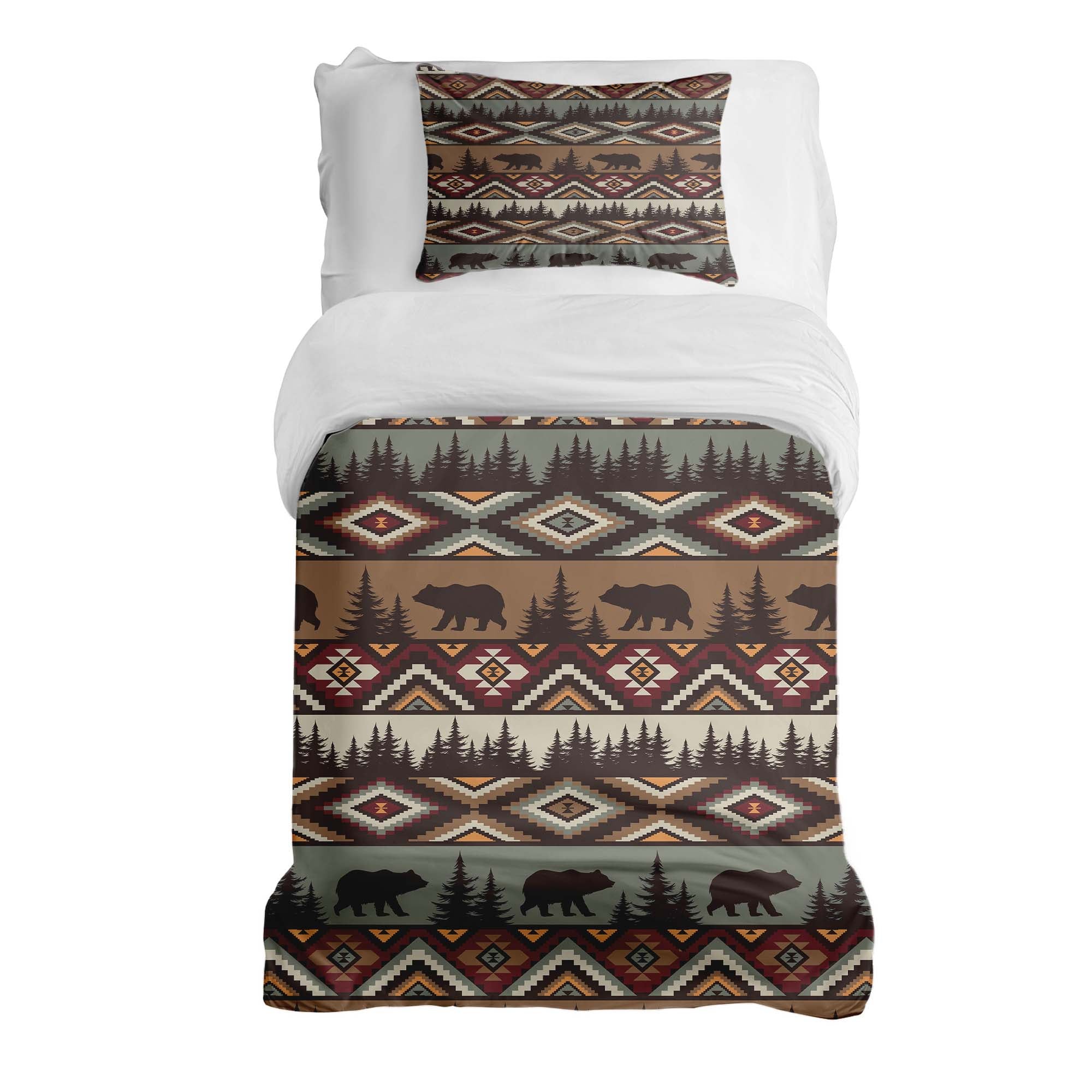 Therapy blankets bedding set brown Norway
