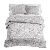 Juego de ropa de cama con mantas terapéuticas y narcisos