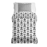 Therapy blankets bedding set Joker black and white