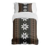Therapy blanket bedding set, striped with stars.