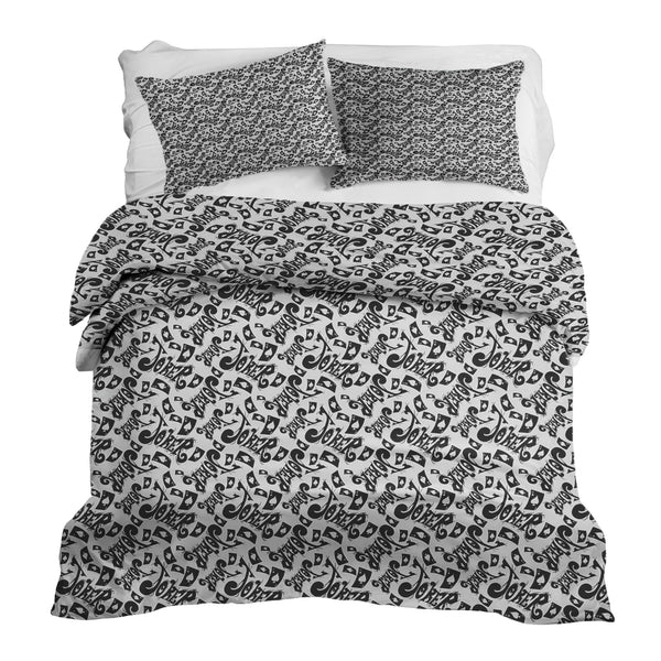 Set de ropa de cama con manta terapéutica, inscripción en negro Joker