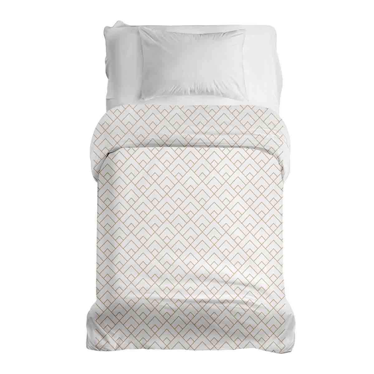 Coperta terapeutica originale - Rivestimento in cotone con motivo a strisce dorate