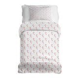 Therapy blankets bedding set white with candy canes