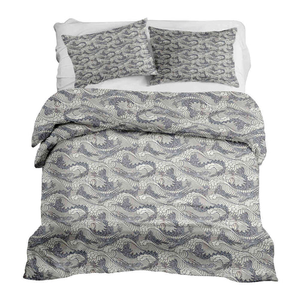 Set di biancheria da letto con coperta terapeutica Mare tempestoso