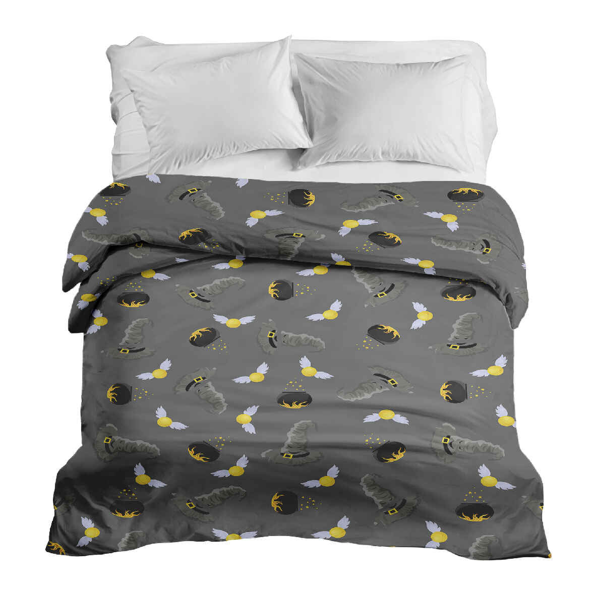 Original therapy blanket - cotton cover gray magic hat