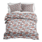 Therapy blanket and bedding set, grey fish.