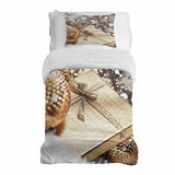 Set di biancheria da letto con coperta terapeutica e confezione regalo dorata