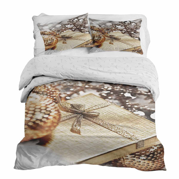 Set di biancheria da letto con coperta terapeutica e confezione regalo dorata