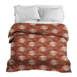 Coperte terapeutiche con rivestimento in cotone Rosso grande fiore