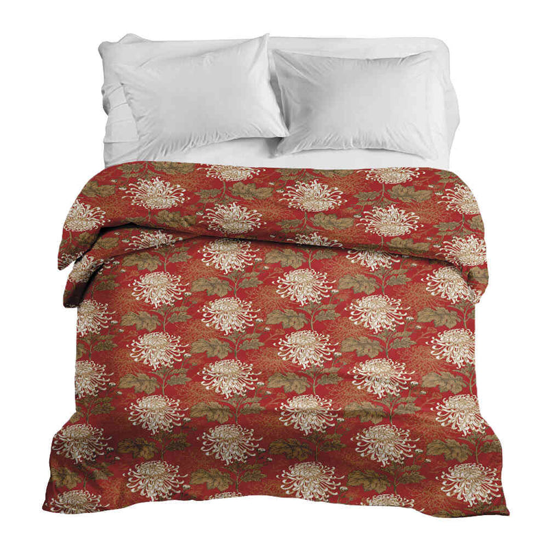 Coperte terapeutiche con rivestimento in cotone Rosso grande fiore