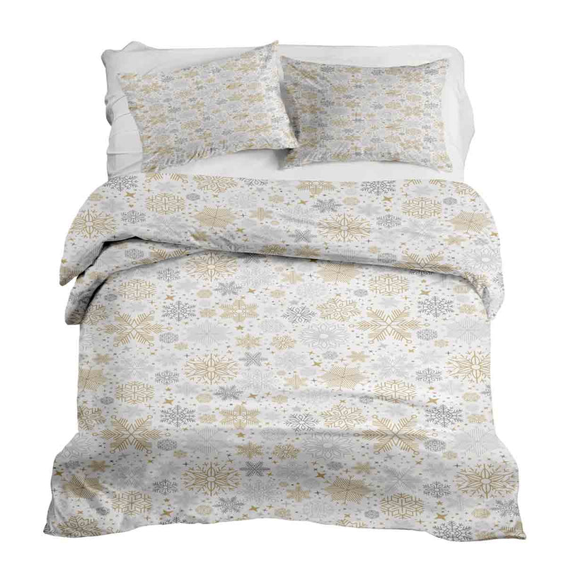 Therapy blankets bedding set, light snowstorm