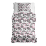 Set de ropa de cama con manta terapéutica y Buda rosa