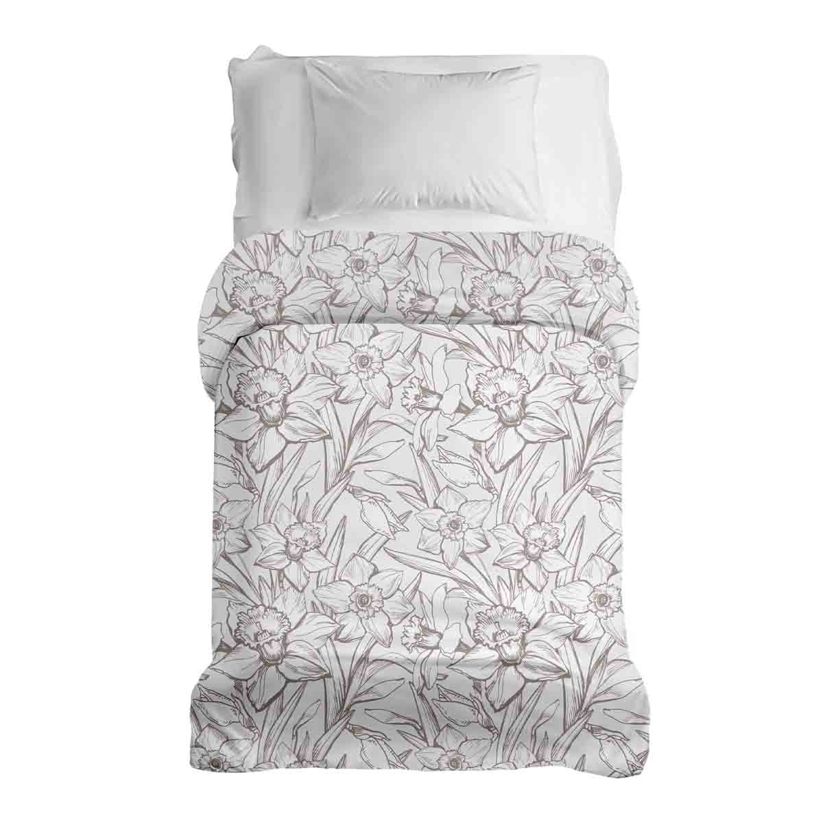 Original therapy blanket - cotton cover with daffodils