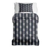 Set di biancheria da letto con coperta terapeutica Nodo marinaresco