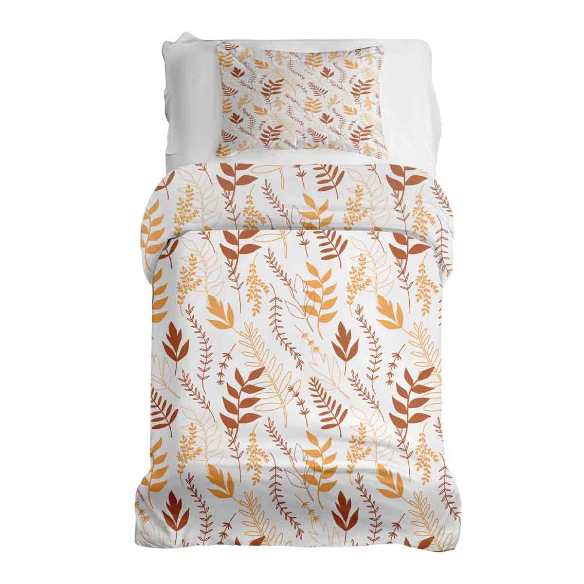Therapy blankets bedding set white with autumn branches