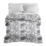 Coperte terapeutiche con rivestimento in cotone grigio primavera
