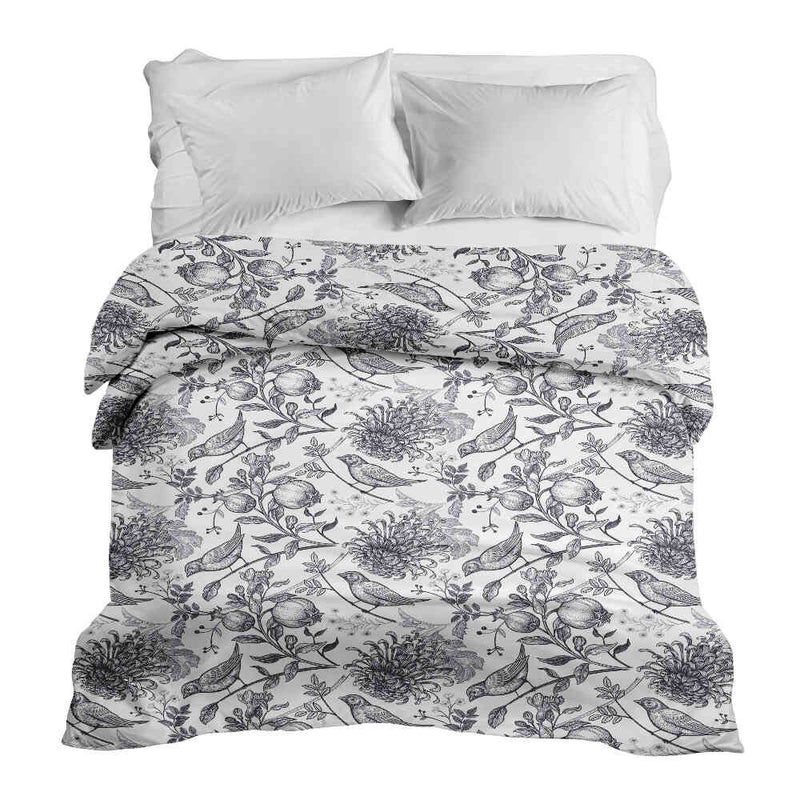 Coperte terapeutiche con rivestimento in cotone grigio primavera