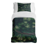 Set di biancheria da letto con coperta terapeutica Strada nel bosco