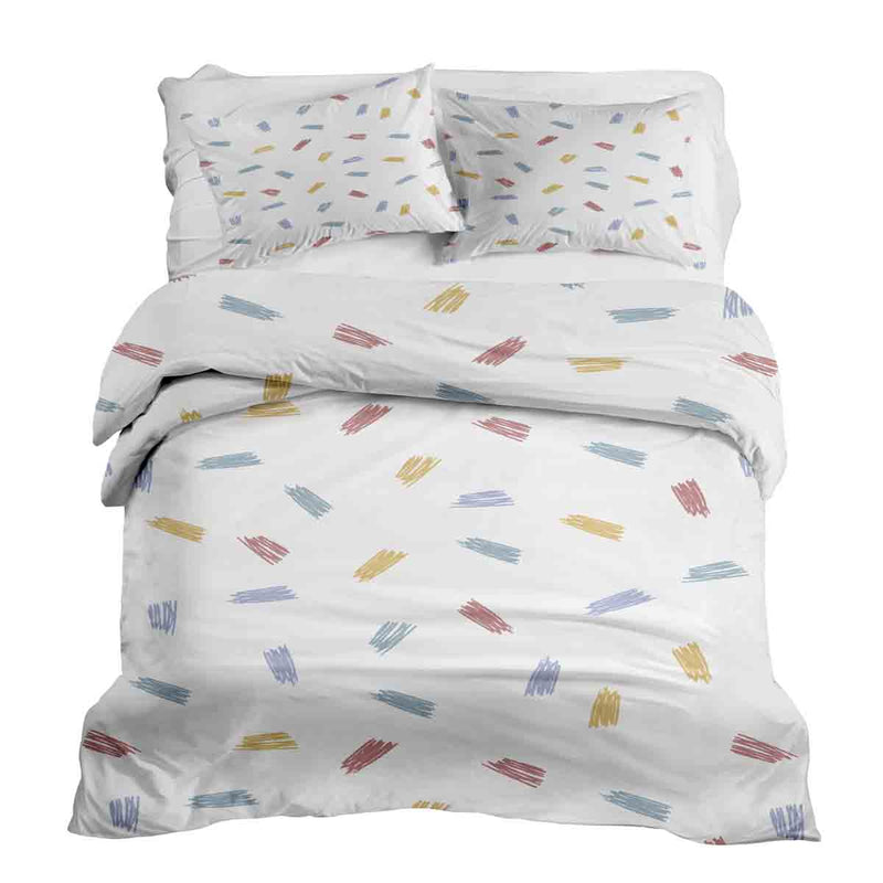 Therapy blankets and bedding set, colorful stripes