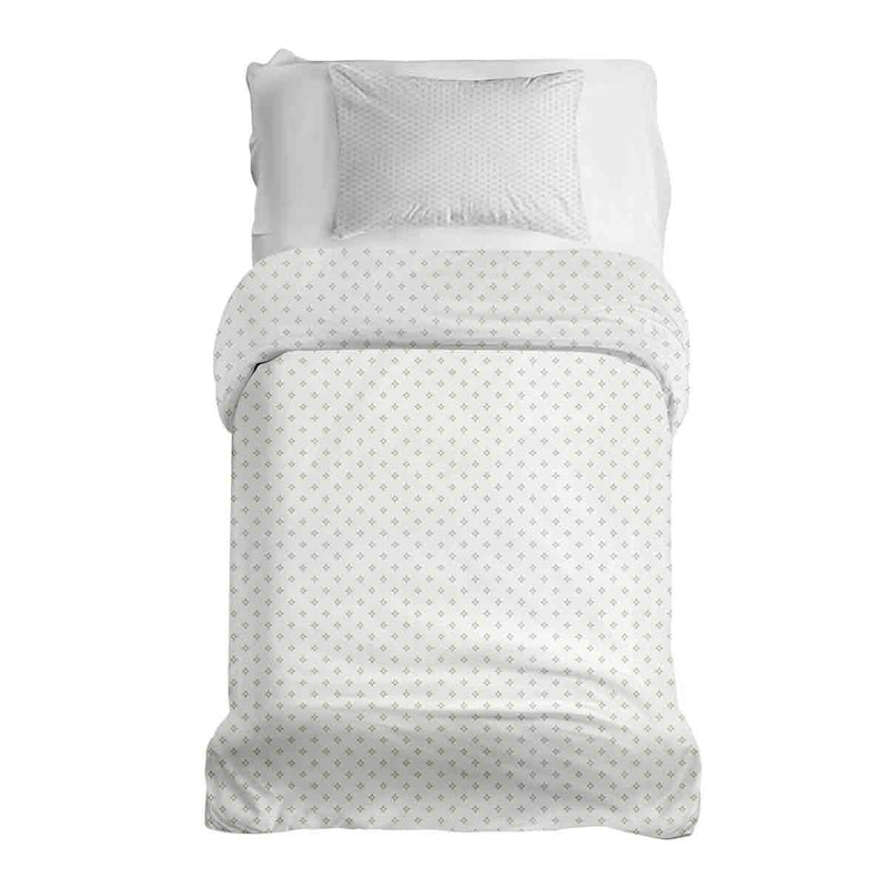 Set di biancheria da letto con coperte terapeutiche e piccoli rombi