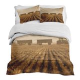 Therapy blanket bedding set, brown, Acker