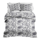 Therapy blanket bedding set, grey, spring.