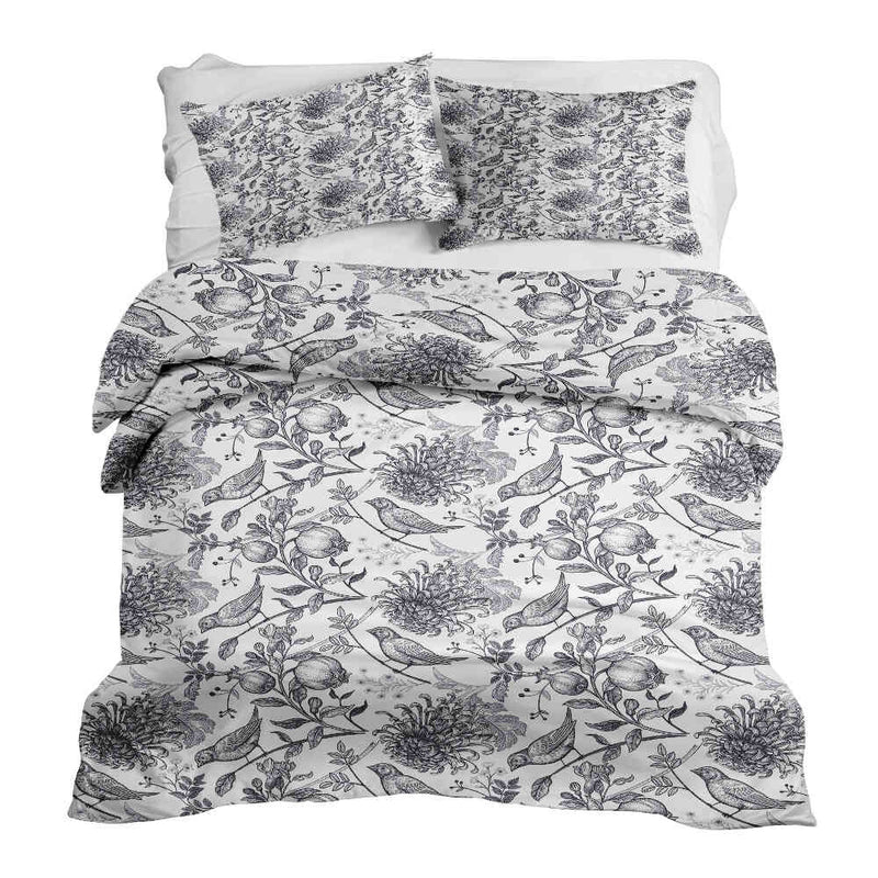 Therapy blanket bedding set, grey, spring.
