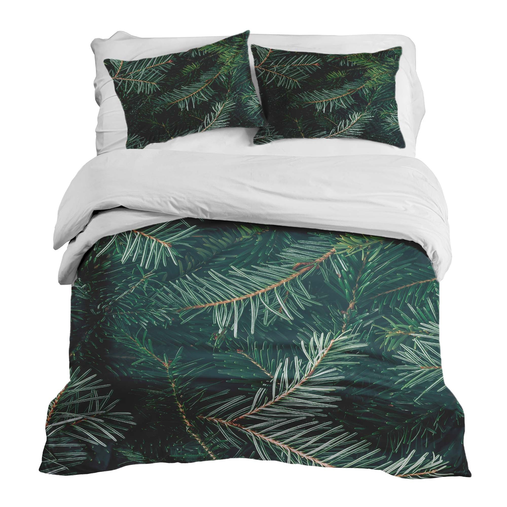 Therapiedecnen bedding set with green fir branches