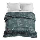 Coperte terapeutiche con rivestimento in cotone con navi