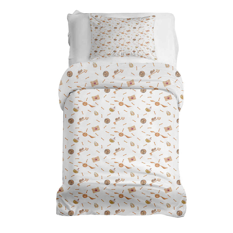 Therapy blanket bedding set, white with Schnatz (presumably a brand or design name).