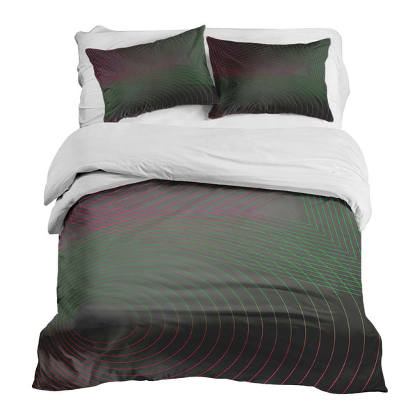 Therapy blankets bedding set color gradient shapes