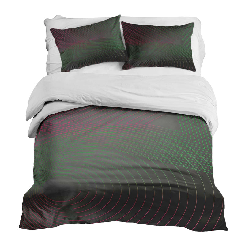 Therapy blankets bedding set color gradient shapes