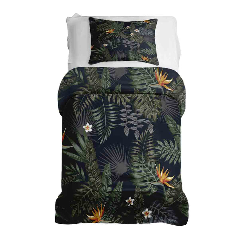 Set de ropa de cama con manta terapéutica Selva tropical