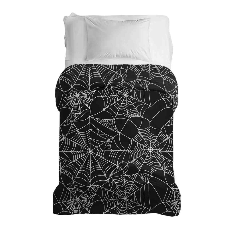 Coperte terapeutiche con rivestimento in cotone nero con ragnatela
