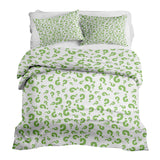 Therapy blankets bedding set green question marks