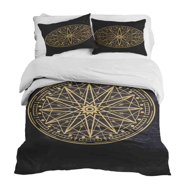 Set di biancheria da letto con coperta terapeutica Mandala mistico