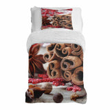 Set di biancheria da letto con coperte terapeutiche e stecche di cannella