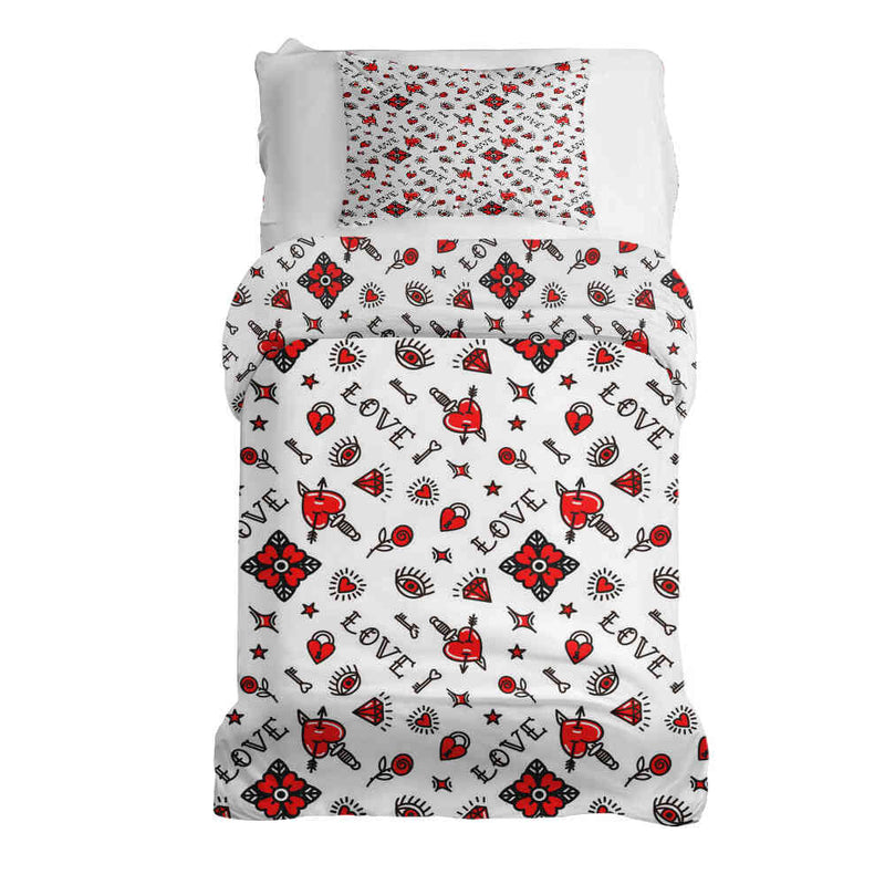 Therapy blanket bedding set mixed love