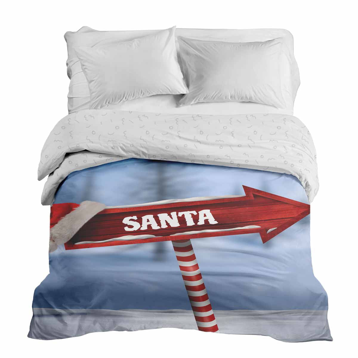 Manta terapéutica original - Funda de algodón con Santa