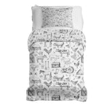 Therapy blankets bedding set grey farm