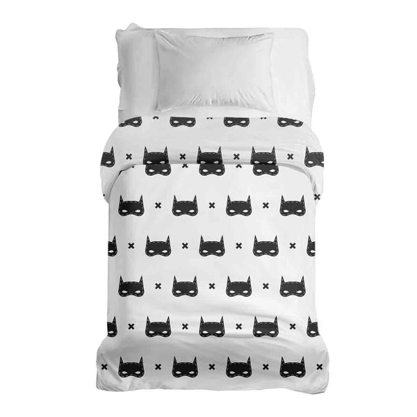 Coperte terapeutiche con rivestimento in cotone bianco con maschera per gatti