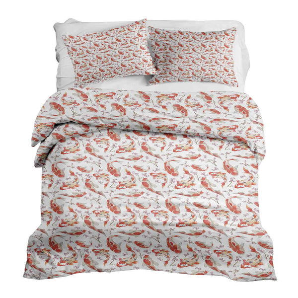 Therapy blanket bedding set carp orange