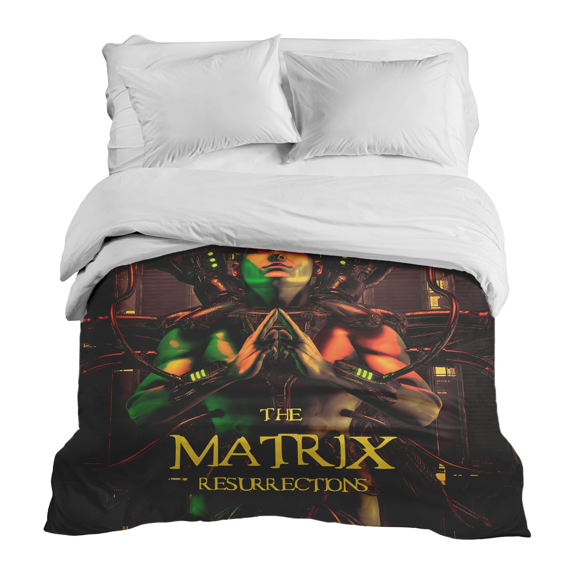 Originele therapiedeken - katoenen hoes bruin matrix