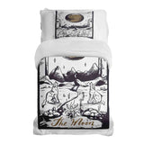 Therapy blanket bedding set wolf and moon