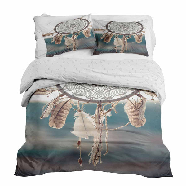 Set de ropa de cama con manta terapéutica y atrapasueños