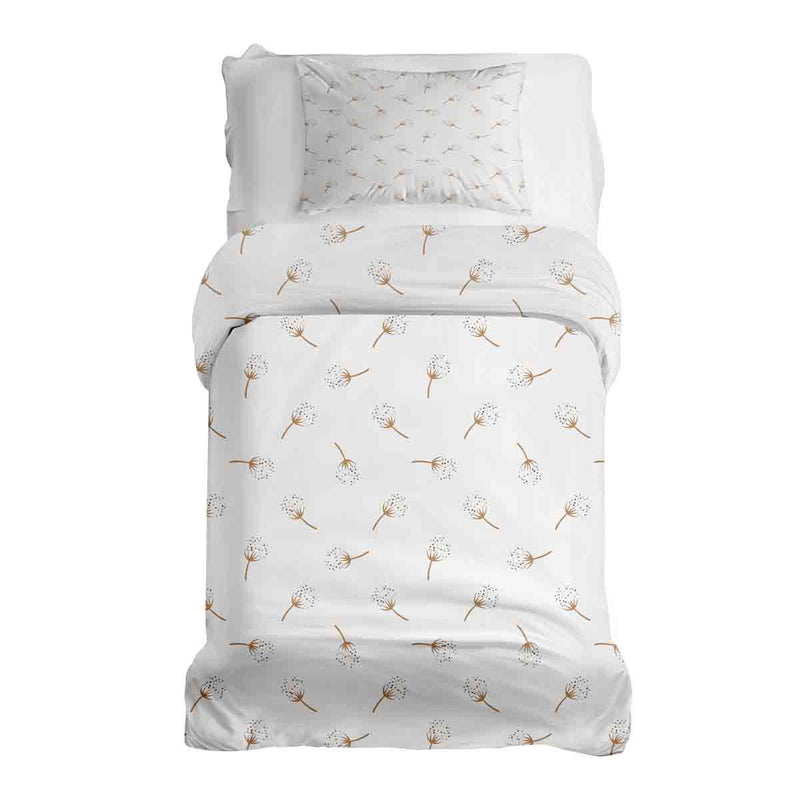 Set di biancheria da letto con coperte terapeutiche bianco con soffioni
