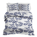 Therapy blankets bedding set, floral skull.