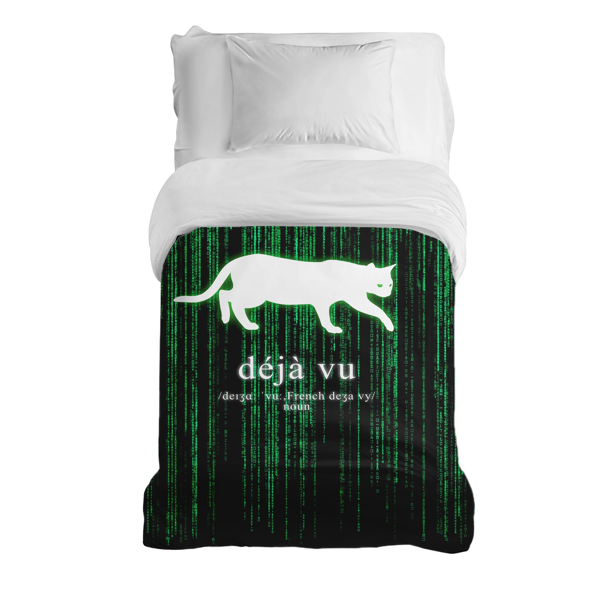 Original therapy blanket - cotton cover green Déjà-Vu
