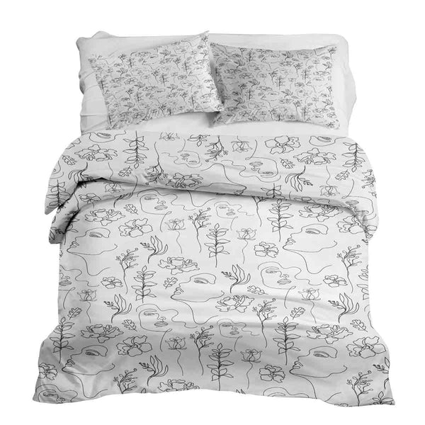 Therapy blankets bedding set boho flowers