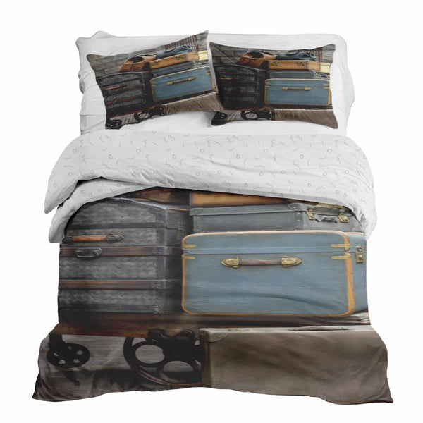 Set de ropa de cama con mantas terapéuticas y cajas